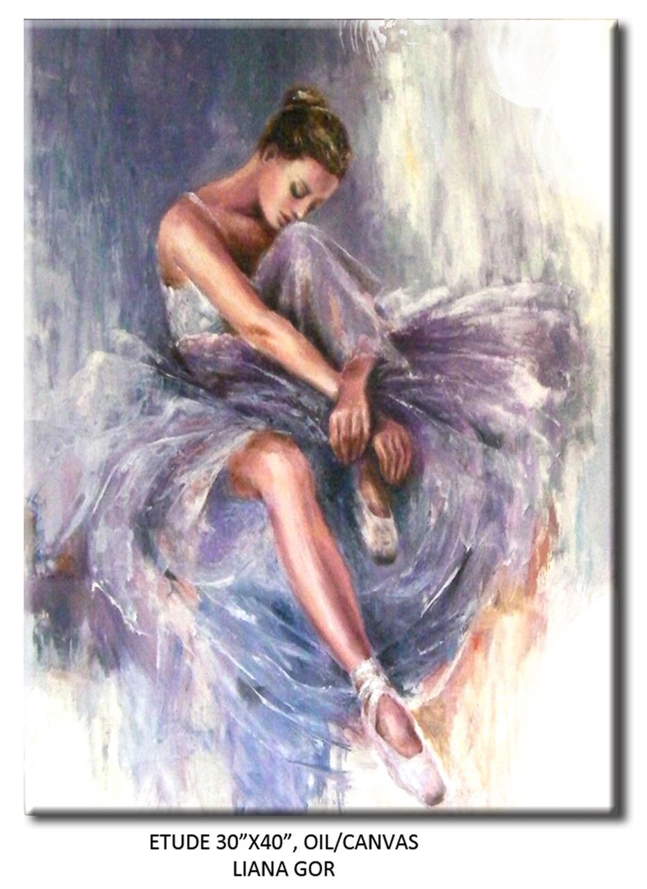 Liana Gor - Etude - Oil on Canvas